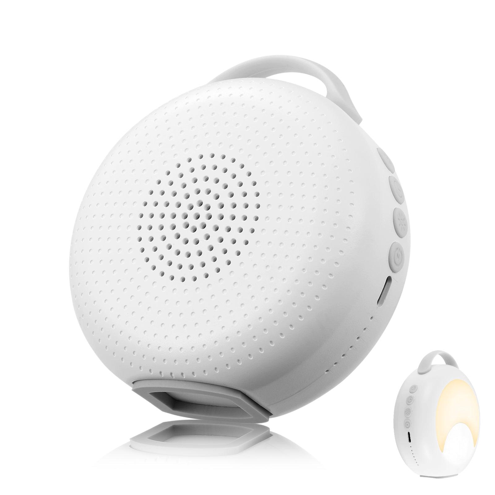 BabyMart white noise højtaler med dæmpet natlampe til sovende baby