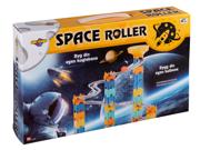 Space Roller kuglebane sæt med 47 farverige plastikdele til børn