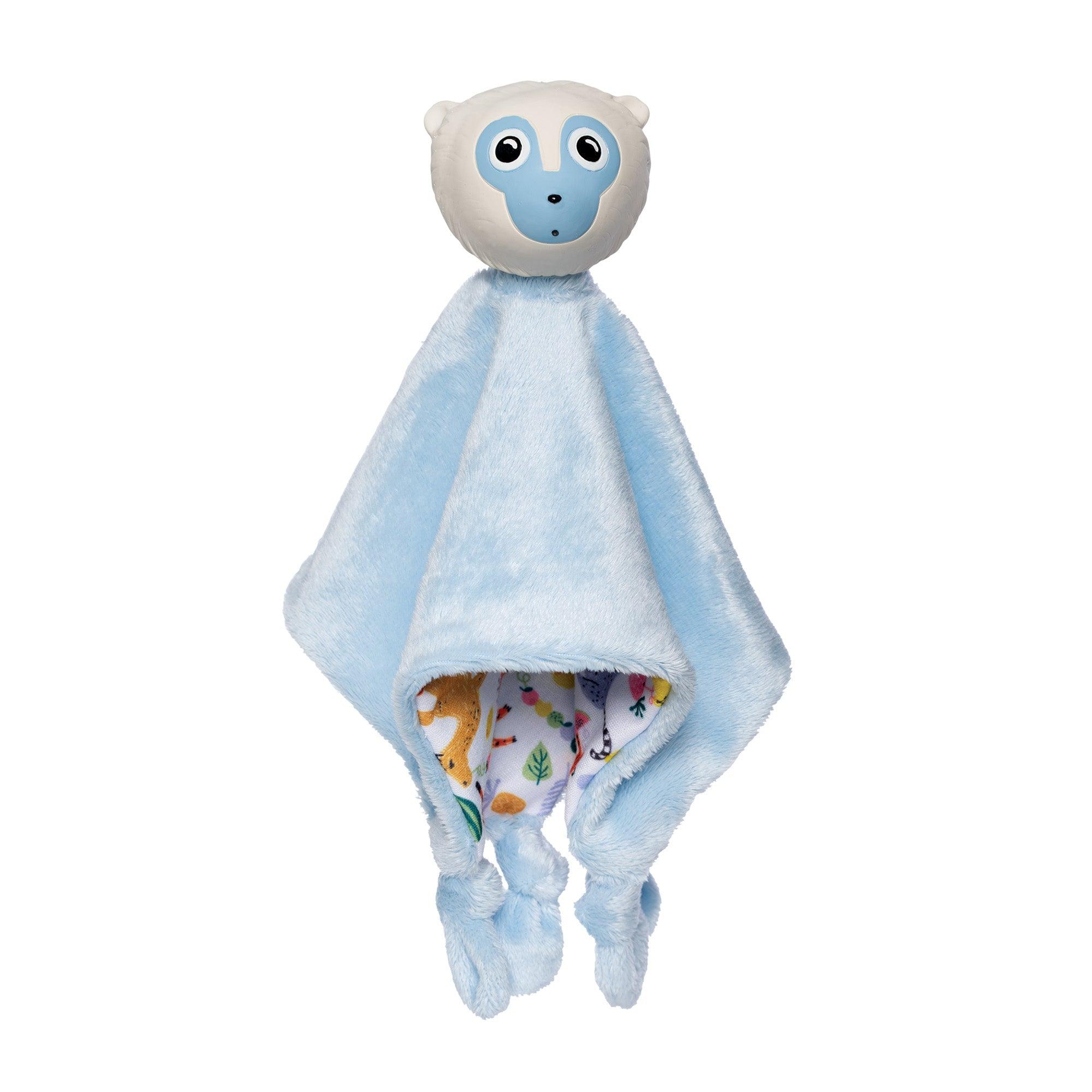 Lemmy Lemur Fruity Paws bidering og blødt krammedyr til baby i farverig design