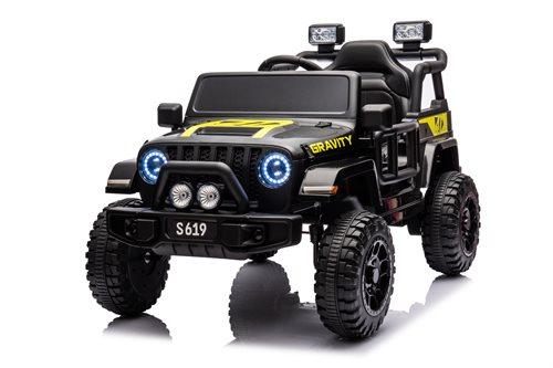 Azeno JungleBug 12V elbil til børn – sjov og farverig model med gummihjul, KAMPAGNE