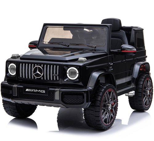 Mercedes AMG G63 12V elbil til børn – robust SUV med gummihjul og høj stabilitet